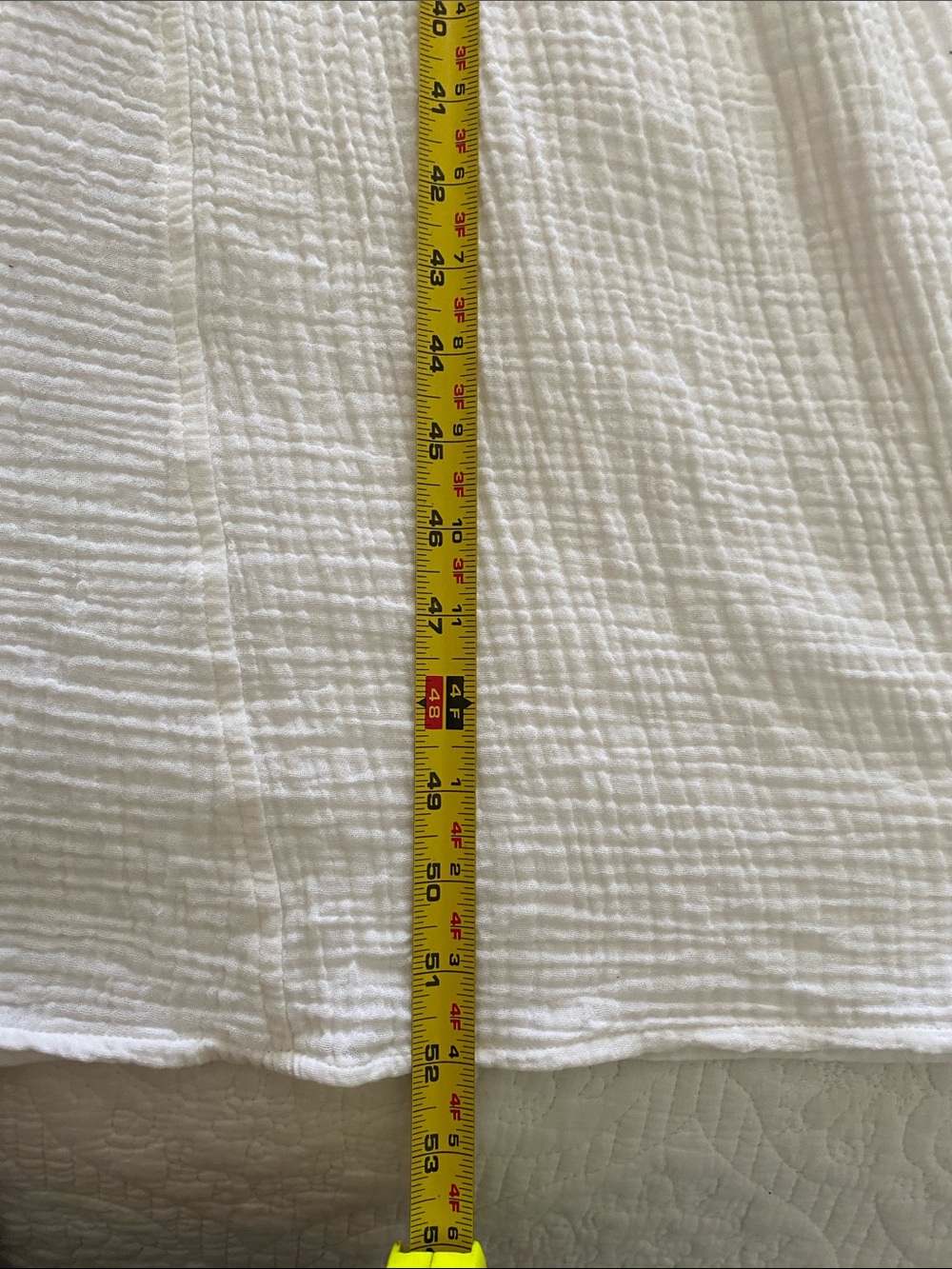 Universal Thread cotton gauze balloon long sleeve Midi A-Line Dress in white - Picture 7 of 9
